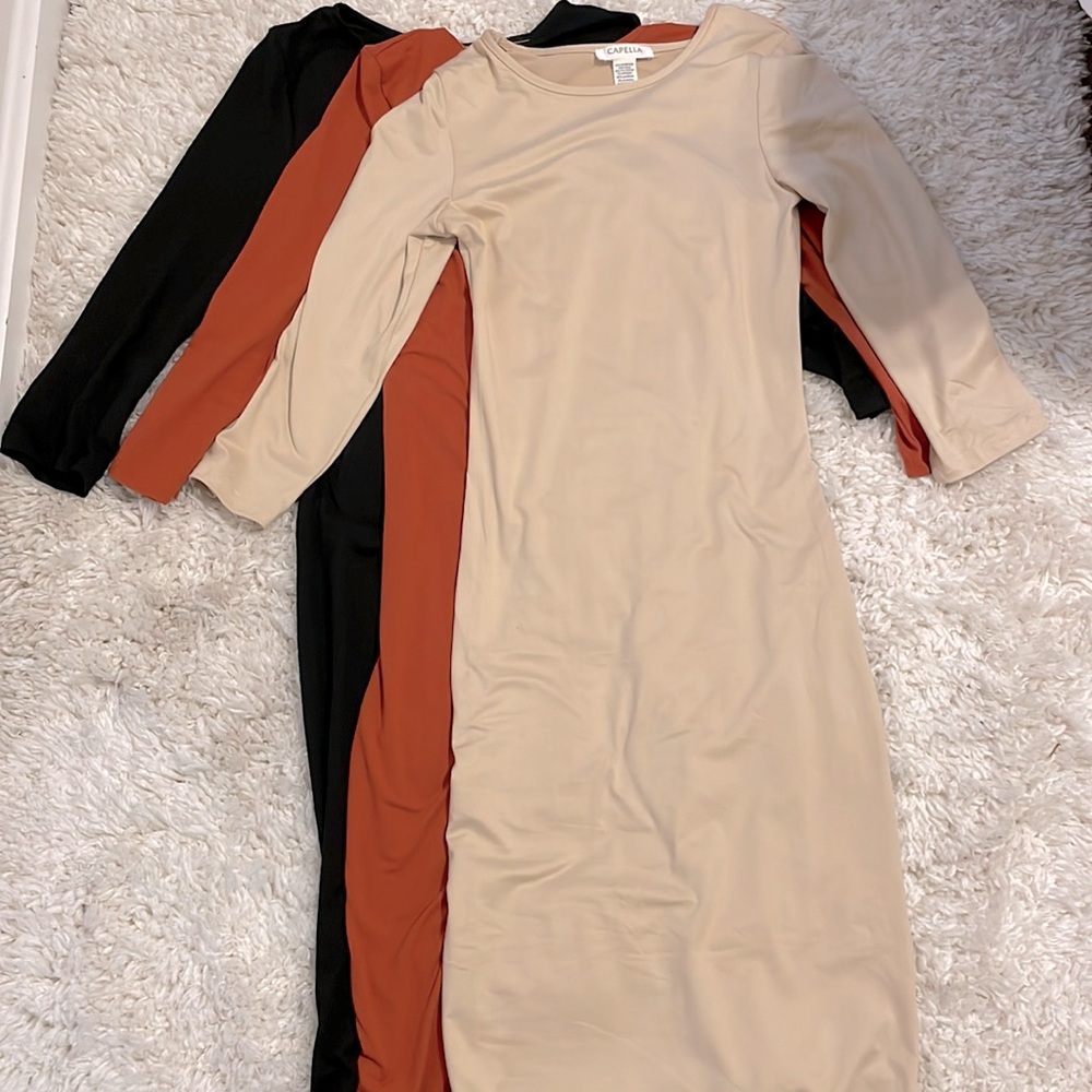 3 Basix Midi Dress for the price of 1🖤